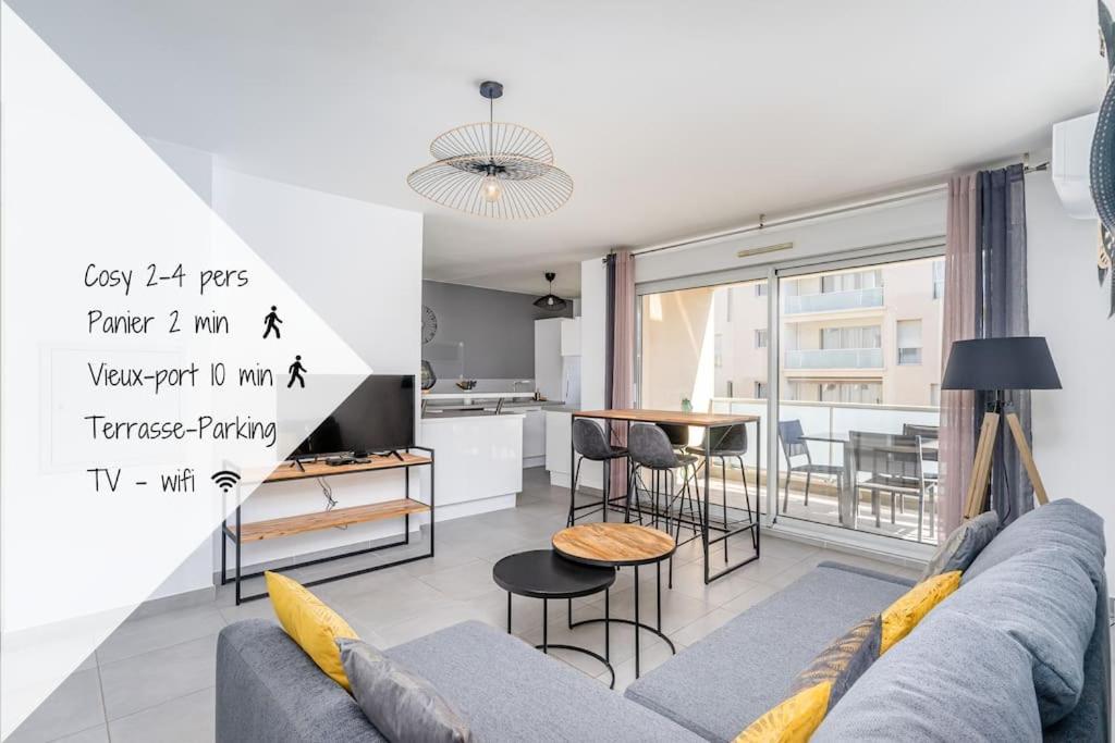 Panier, Major, Appartement De 47 M2, Parking Et Terrasse Marselha Exterior foto